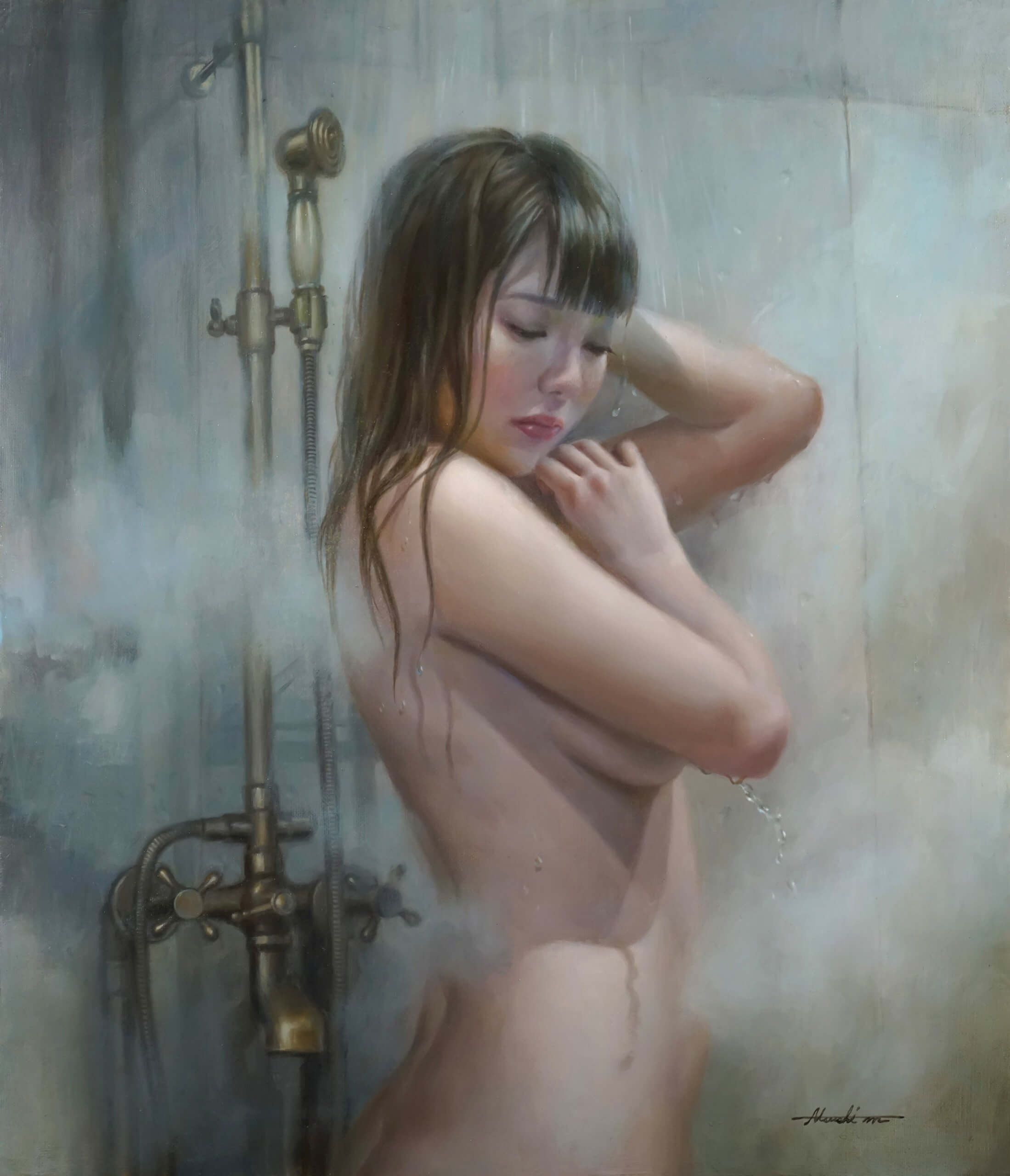 10. Flowing Time 似水流年_油彩 __53x45cm(10F)_2023