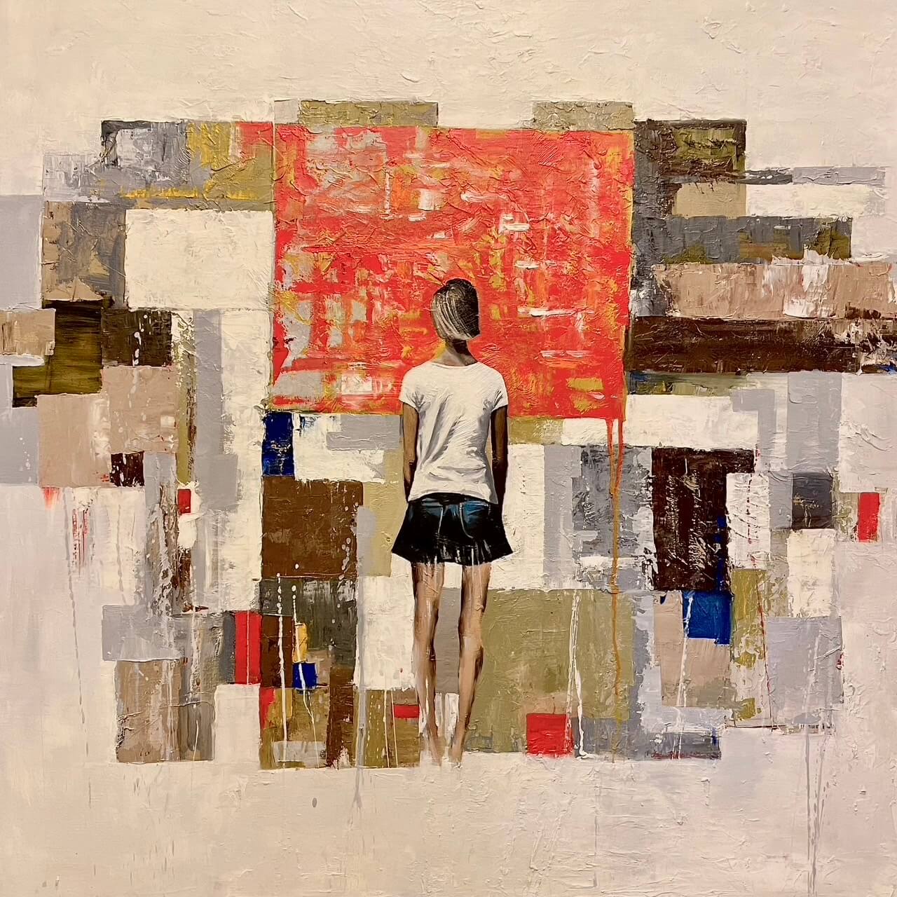 16. Her 她100×100cm (50F) Oil On Canvas 2023
