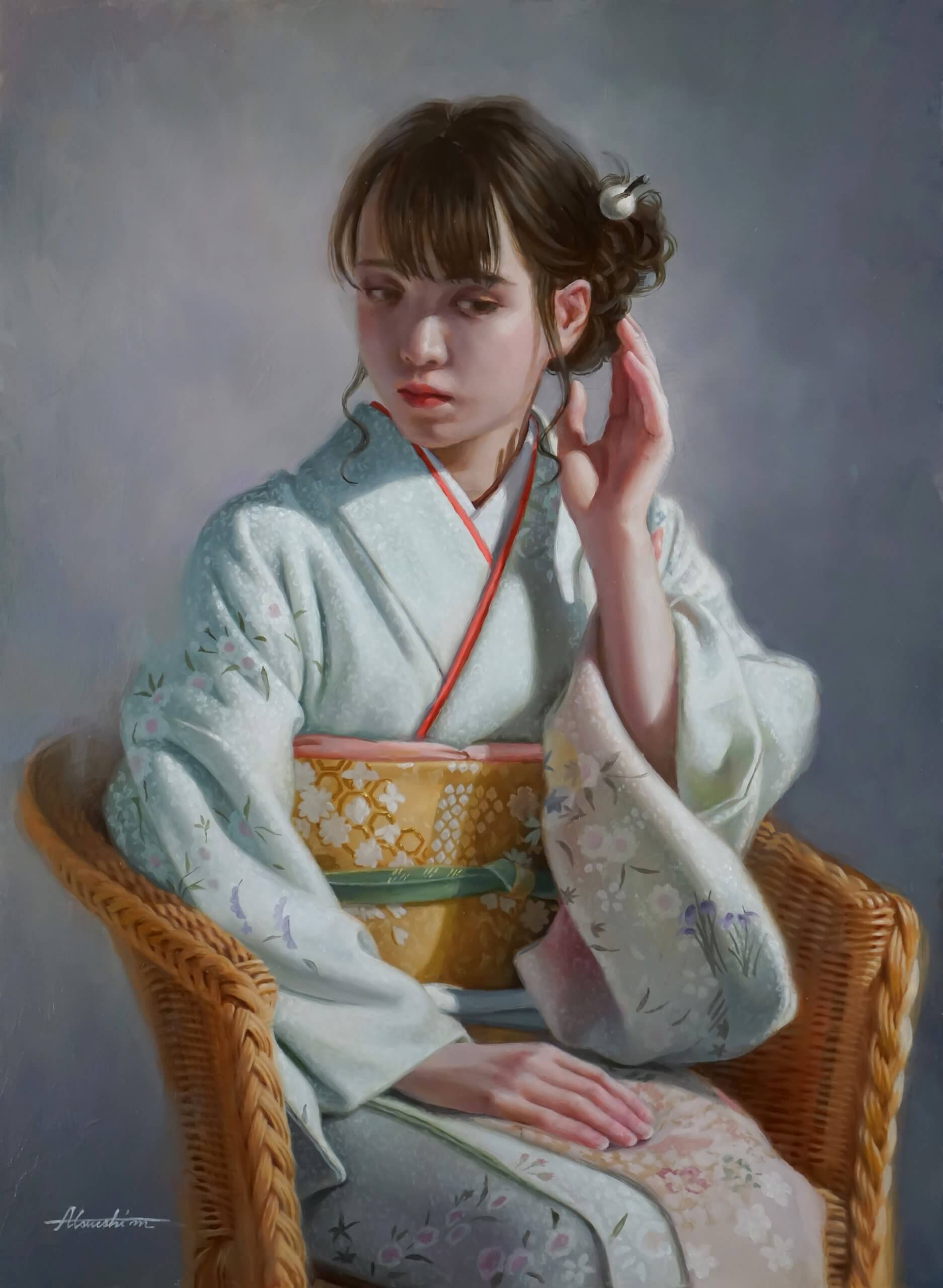 23. Serenity 寧靜_油彩 _41x32cm (6F)_2023