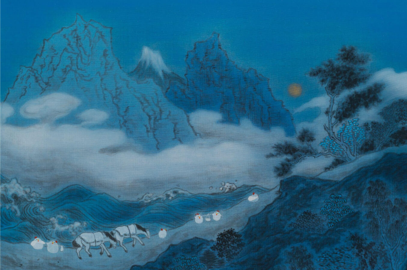 夜遊富嶽-身延川裏不二